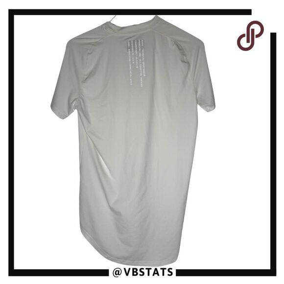 ASRV Men's Train Lite Athletic Training Performance Short Sleeve Top Gray Small - Picture 2 of 7